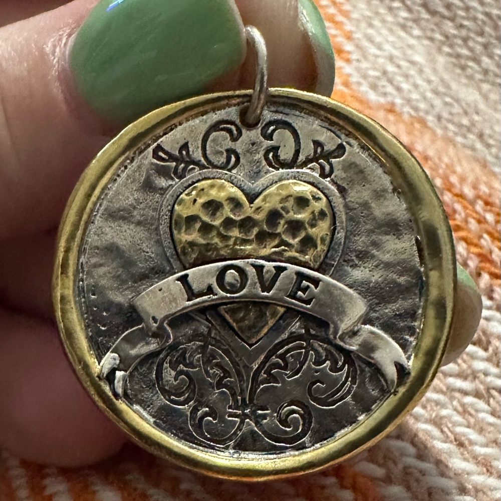 Waxing Poetic pendant.